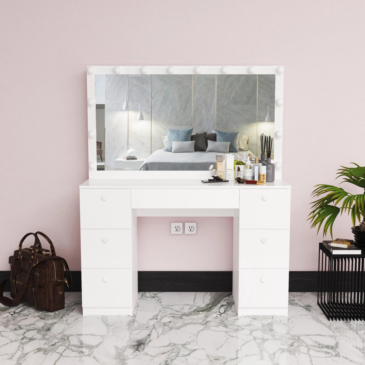 Makeup Vanity : Rik Modern Vanity Dressing Table