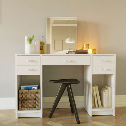 Makeup Vanity : White Alina Dressing Table