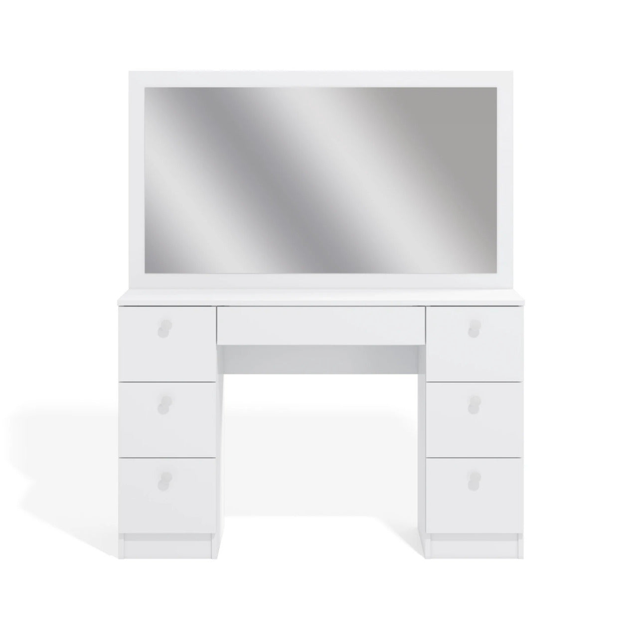 Makeup Vanity : White Modern Makeup Vanity
