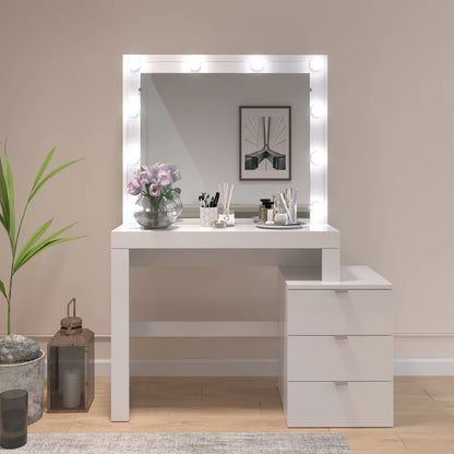 Makeup Vanity : White Ruby Dressing Table