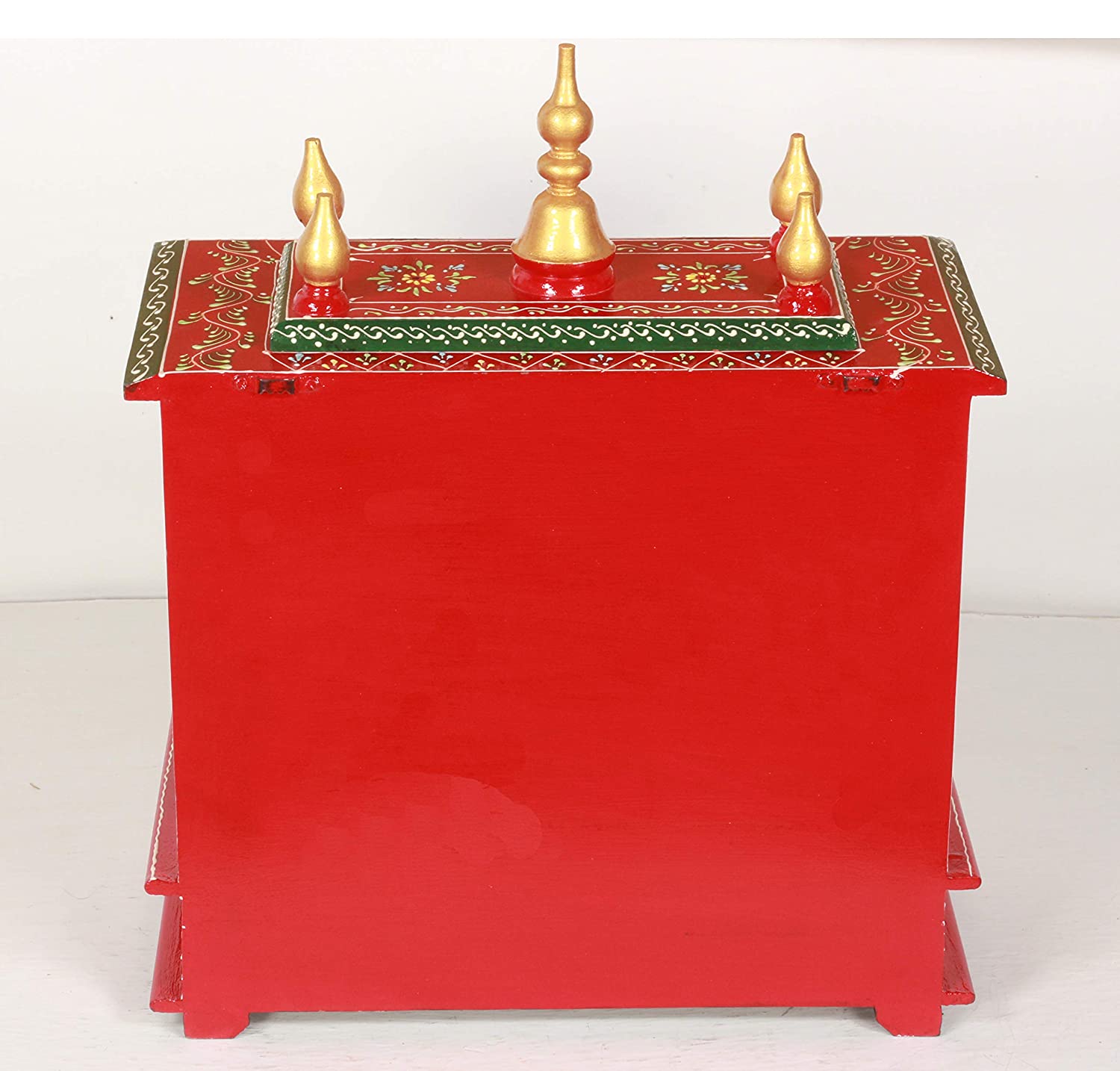 Mandir: Hardwood Rajasthani Art Wooden Temple