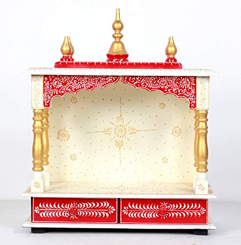 Mandir: Rajasthani Ethnic Handcrafted Wooden Temple/Mandir/Pooja Ghar/Mandapa