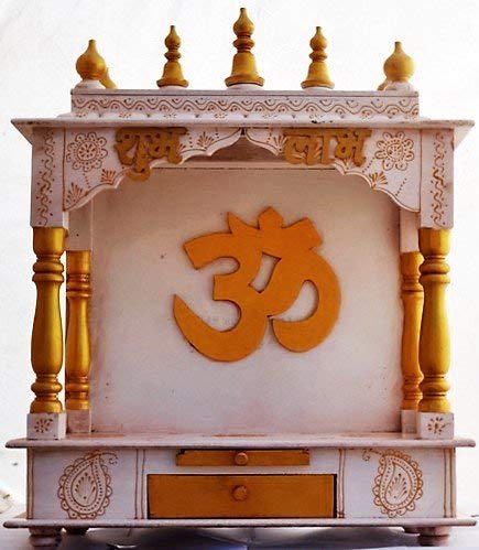 Mandir: Rajasthani Ethnic Handcrafted Wooden Temple/Mandir/Pooja Ghar/Mandapam