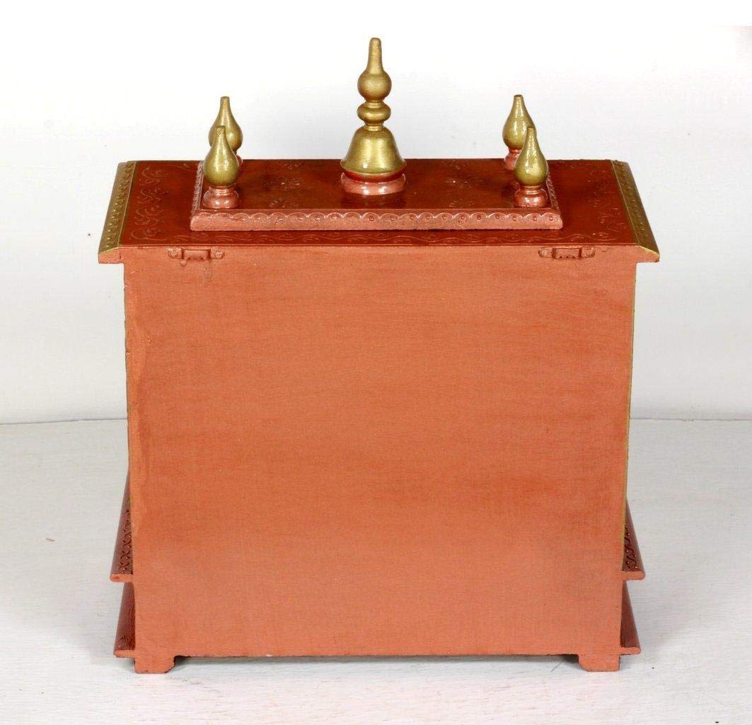 Mandir: Rajasthani Ethnic Handcrafted Wooden Temple/Mandir/Pooja Ghar/Mandapam