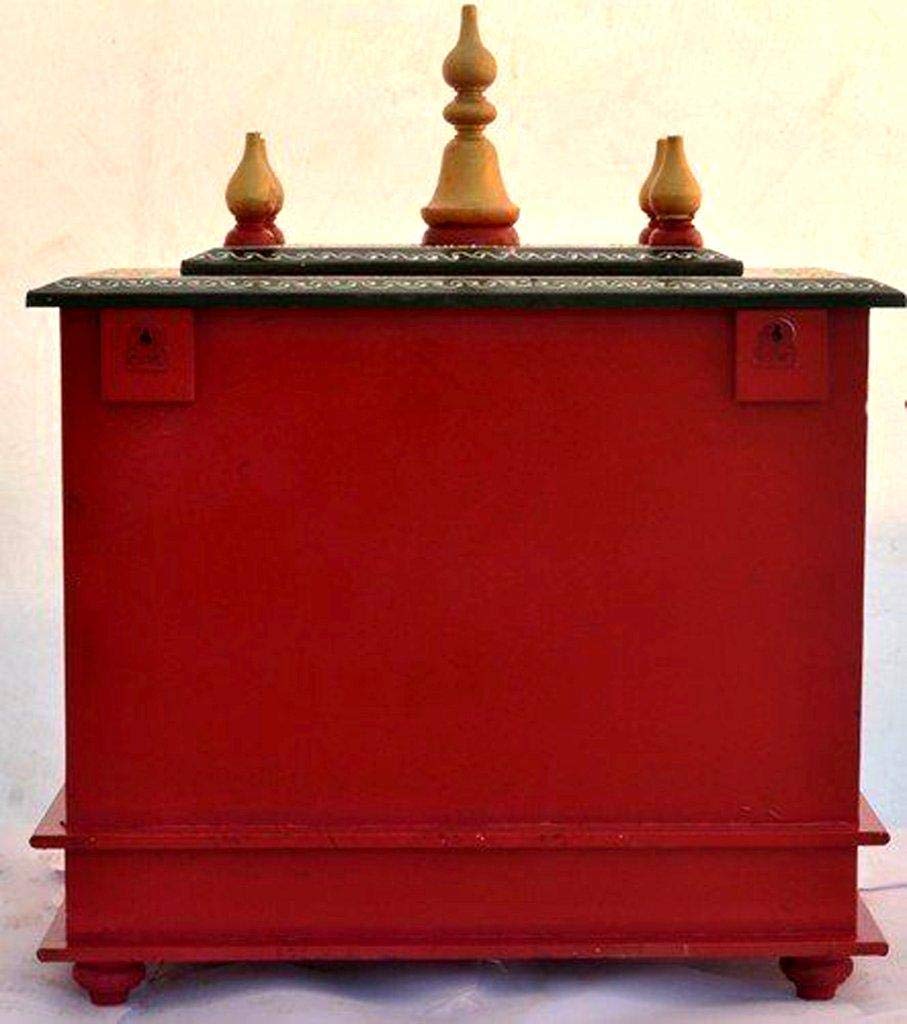 Mandir: Rajasthani Ethnic Handcrafted Wooden Temple/Mandir/Pooja Ghar/Mandapam