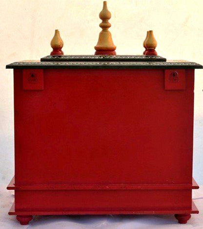 Mandir: Rajasthani Ethnic Handcrafted Wooden Temple/Mandir/Pooja Ghar/Mandapam