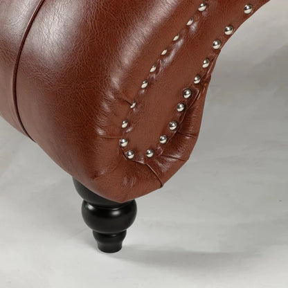 Lounge Chair: Leffette Tufted Chaise Lounge