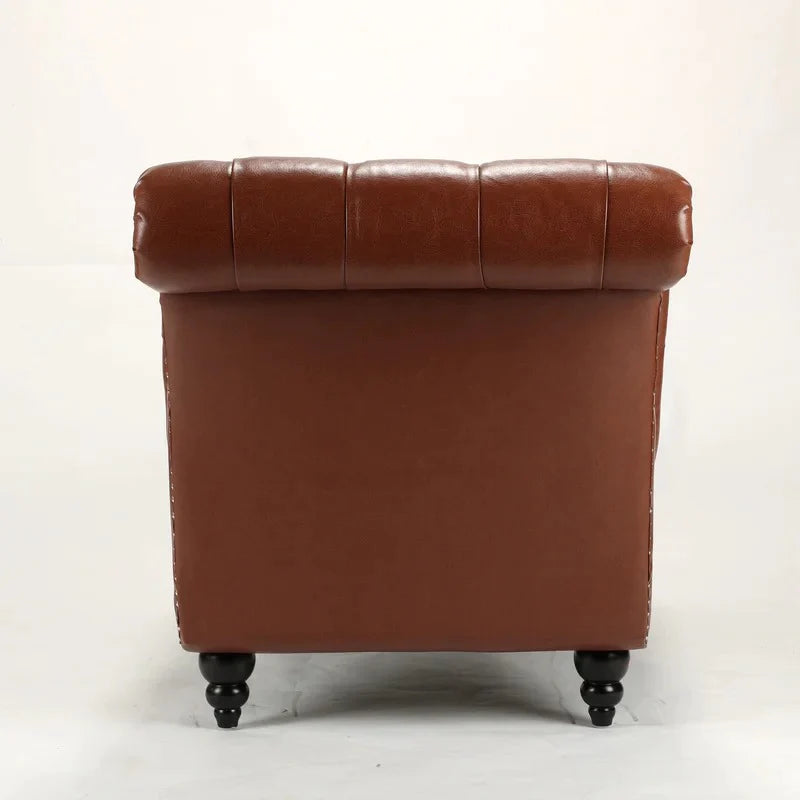 Lounge Chair: Leffette Tufted Chaise Lounge