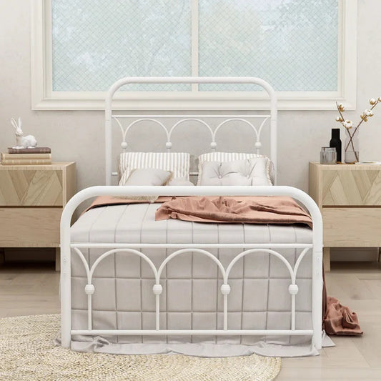 Metal Bed : JINNY Metal Platform Bed