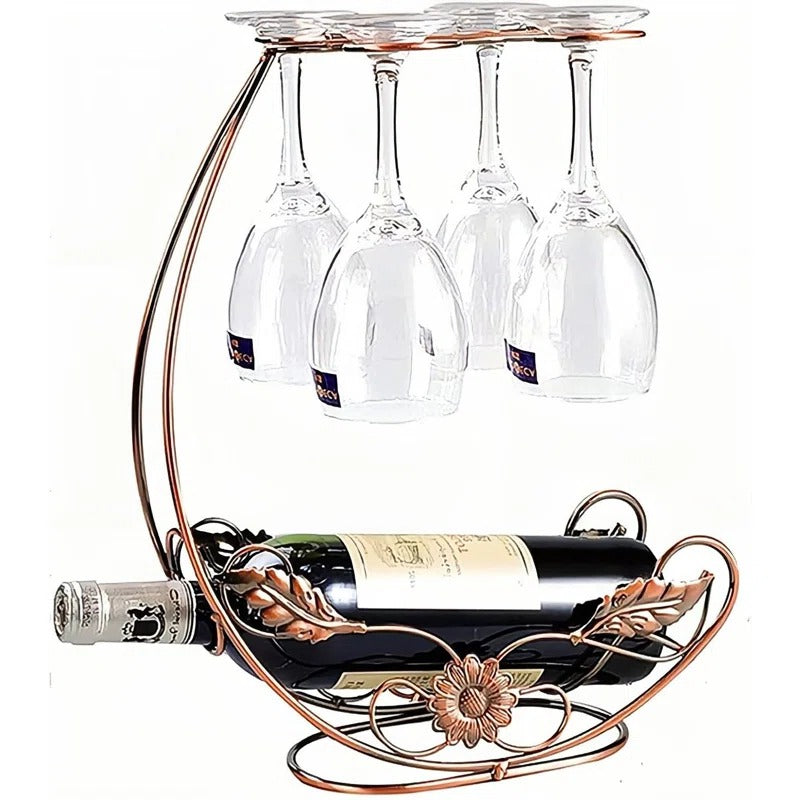 Display Rack: Metal Wine Bottle Rack