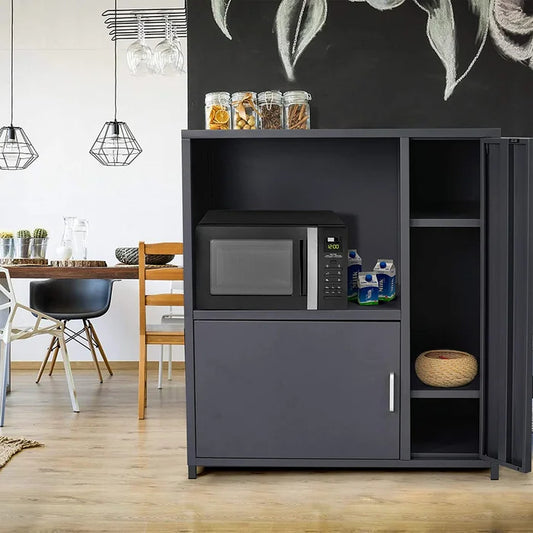Microwave Stands: 35" Kitchen Cabinet & Hutch Cabinets