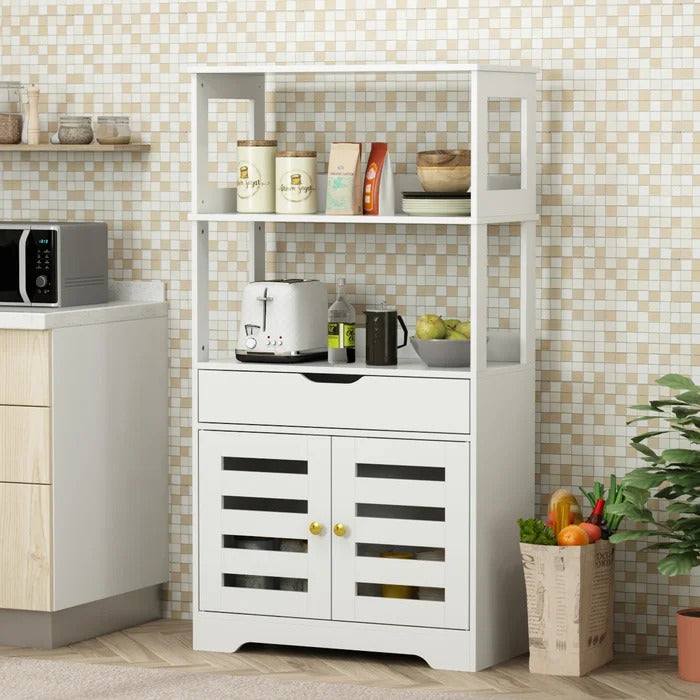 Microwave Stands: 55" Kitchen Pantry & Hutch Cabinets