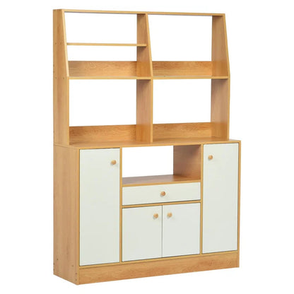 Microwave Stands: 56" Kitchen Pantry & Hutch Cabinets