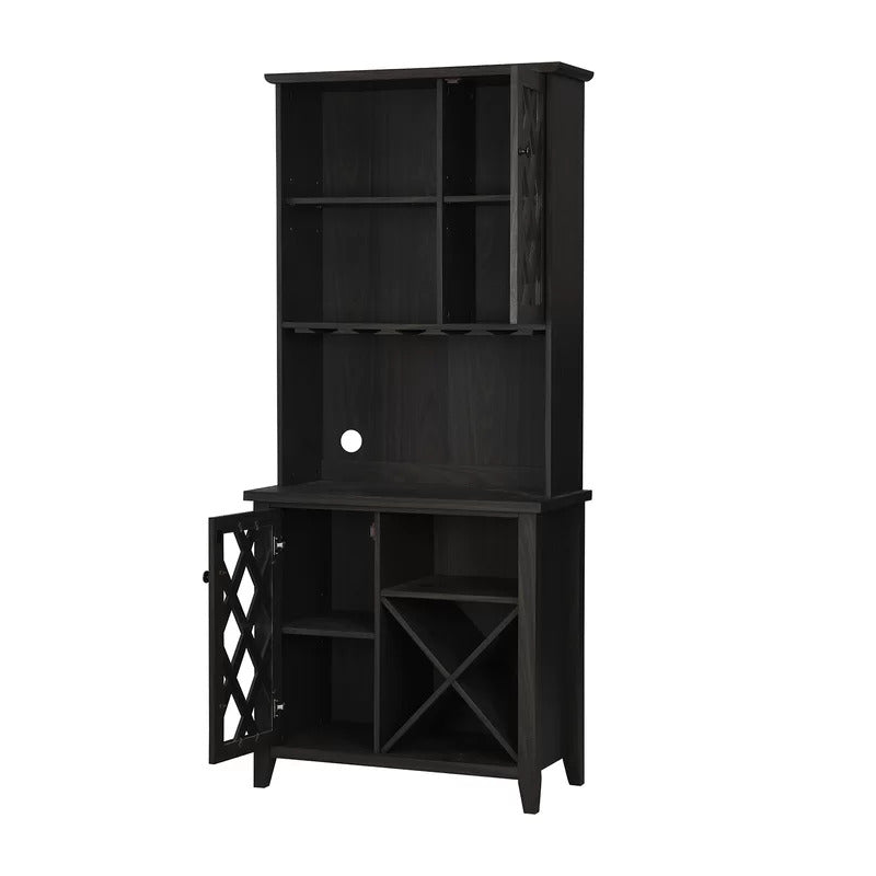 Microwave Stands : Allen 72" Kitchen Pantry & Hutch Cabinets