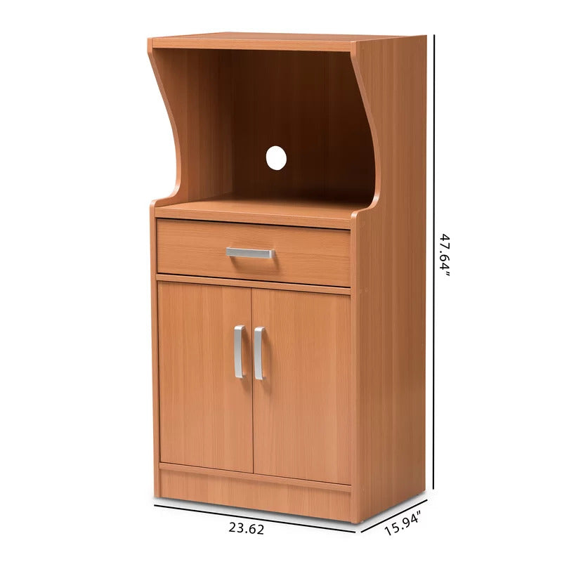 Microwave Stands : Alon 47.5" Kitchen Cabinet & Hutch Cabinets