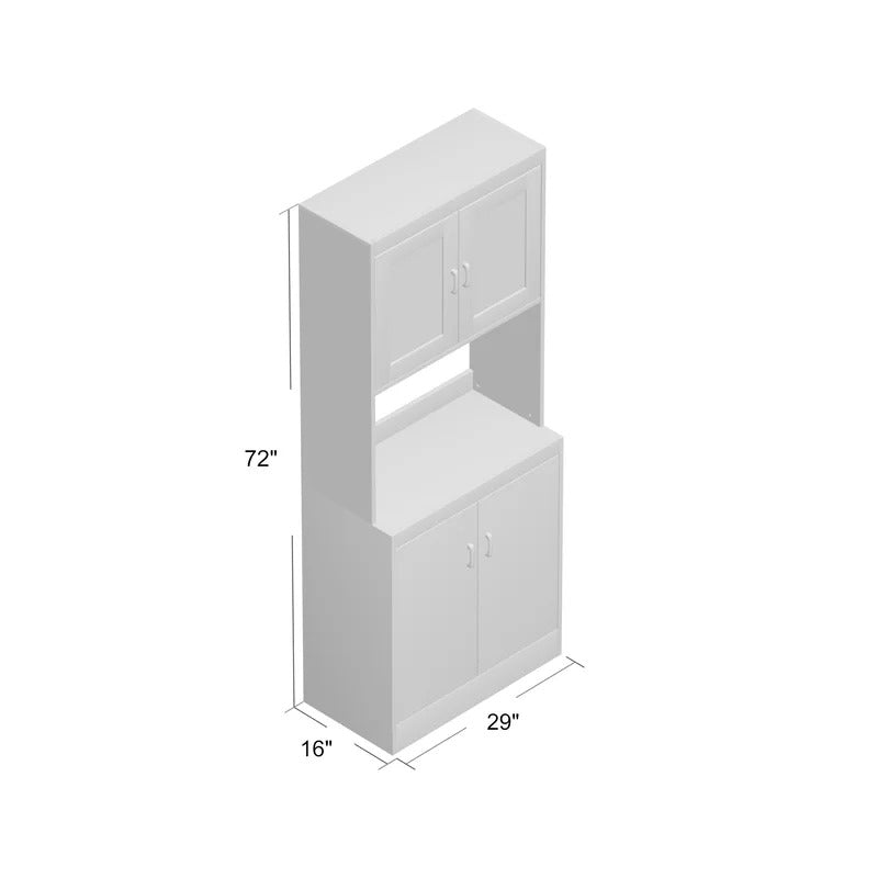 Microwave Stands : Emmy 72" Kitchen Pantry
