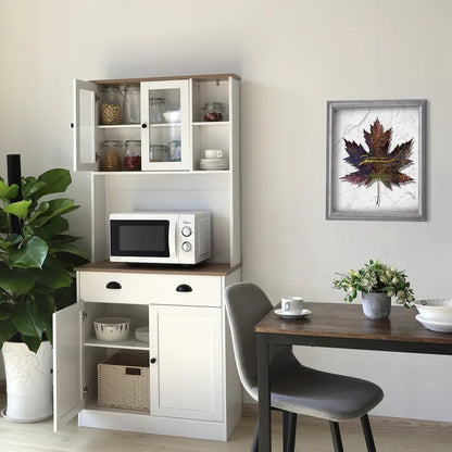 Microwave Stands : Hellen 70" Kitchen Pantry