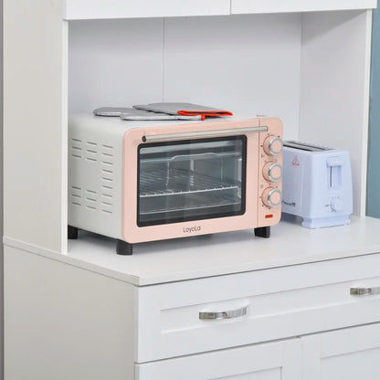 Microwave Stands : Modern 67" Kitchen Pantry & Hutch Cabinets