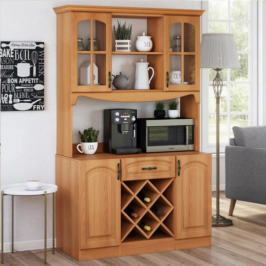 Microwave Stands : Ritz 73" Kitchen Pantry & Hutch Cabinets