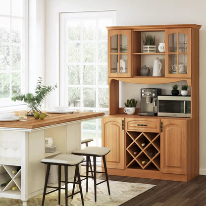 Microwave Stands : Ritz 73" Kitchen Pantry & Hutch Cabinets