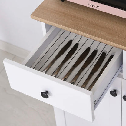 Microwave Stands : Shin 71" Kitchen Pantry & Hutch Cabinets