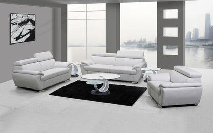 Modern Sofa Set: 5 Seater Leatherette Sofa Set