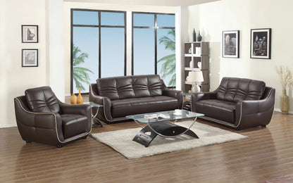 Modern Sofa Set: 6 Seater Leatherette Sofa Set