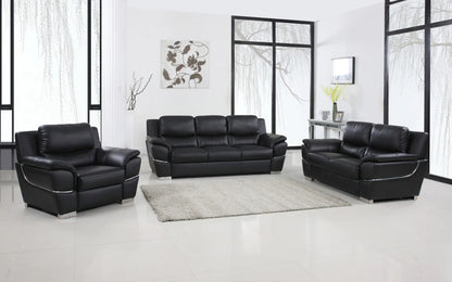 Modern Sofa Set: 6 Seater Leatherette Sofa Set