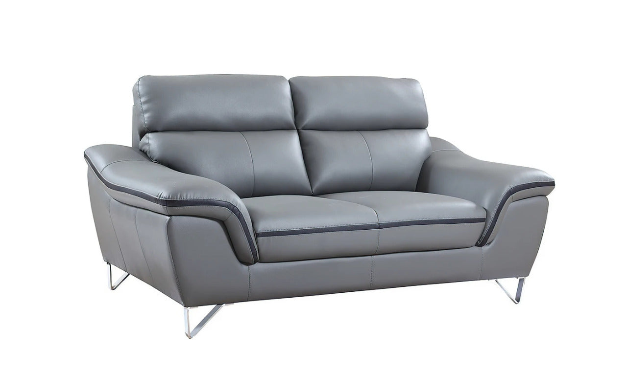 Modern Sofa Set: Leatherette 5 Seater Sofa Set