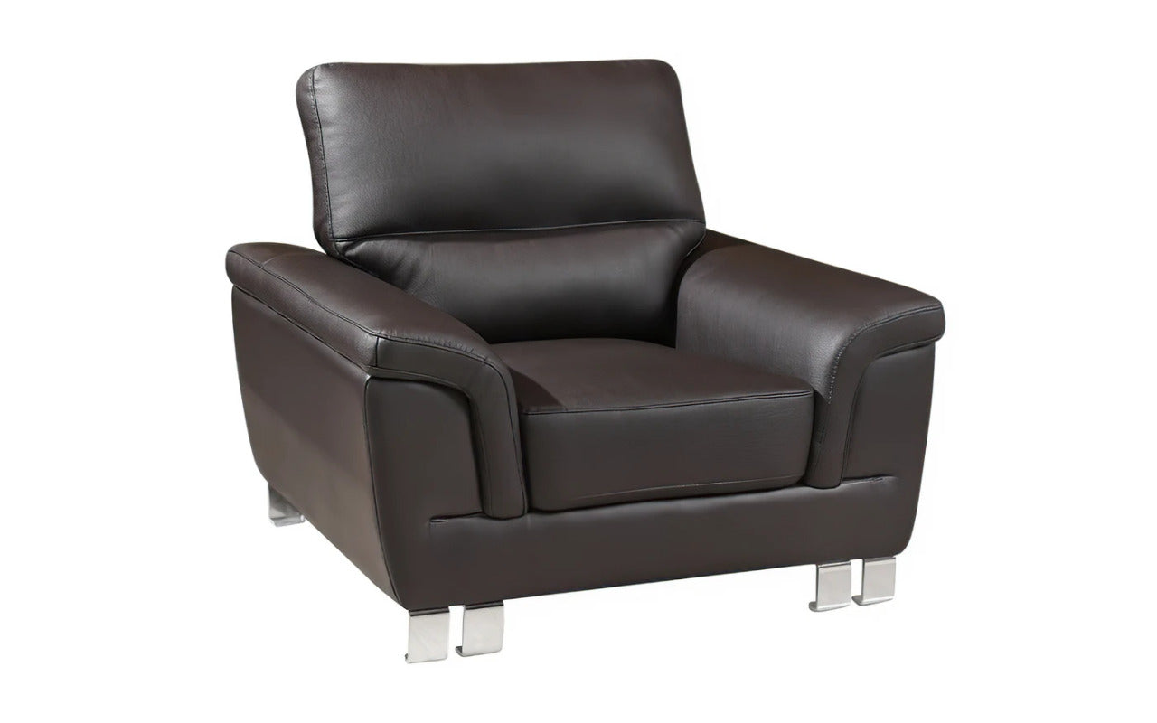 Modern Sofa Set: Leather 5 Seater Sofa Set