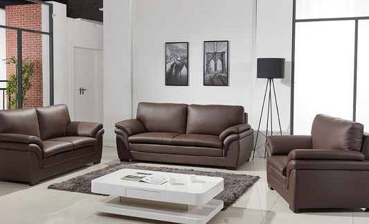Modern Soft Set: 5 Seater Leatherette Sofa Set