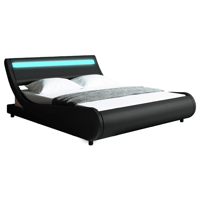 Modular Bed : Anaya Upholstered Platform Bed