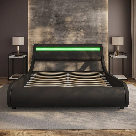 Modular Bed : Anaya Upholstered Platform Bed