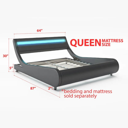 Modular Bed Anaya Upholstered Platform Bed