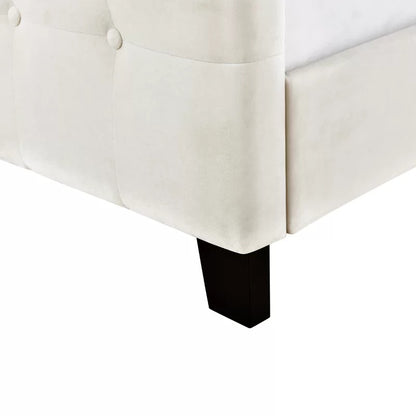 Modular Bed : King Tufted Upholstered Standard Bed