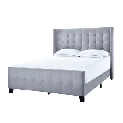 Modular Bed : King Tufted Upholstered Standard Bed