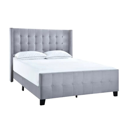 Modular Bed : King Tufted Upholstered Standard Bed