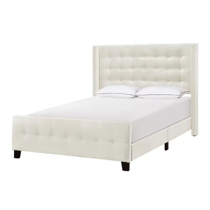 Modular Bed : King Tufted Upholstered Standard Bed