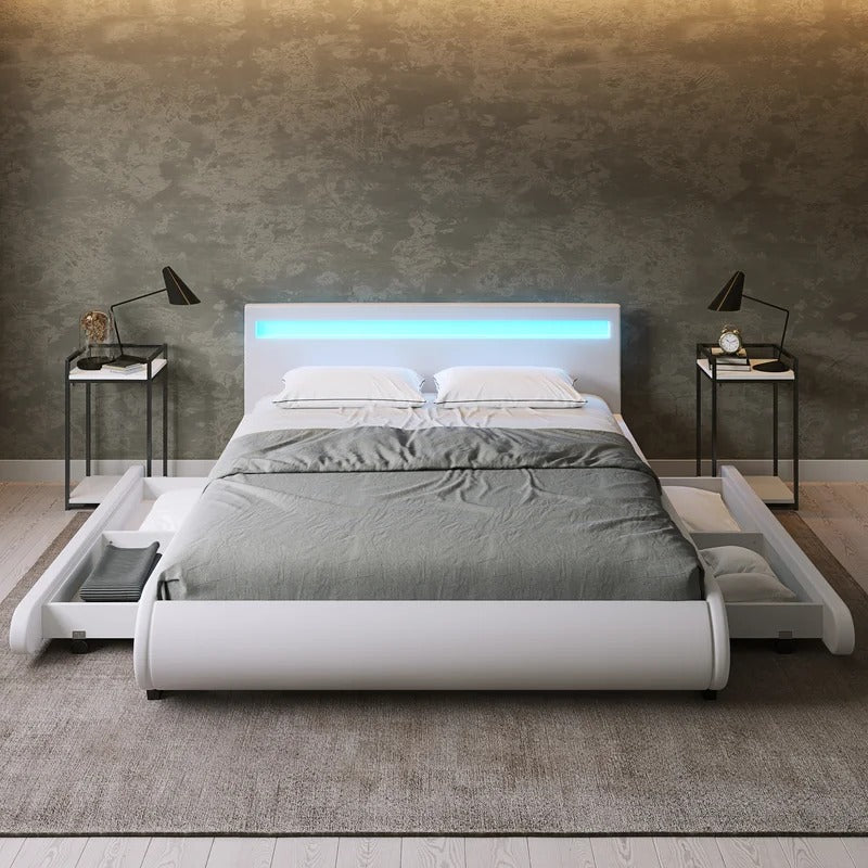 Modular Bed : Mona Storage Platform Bed