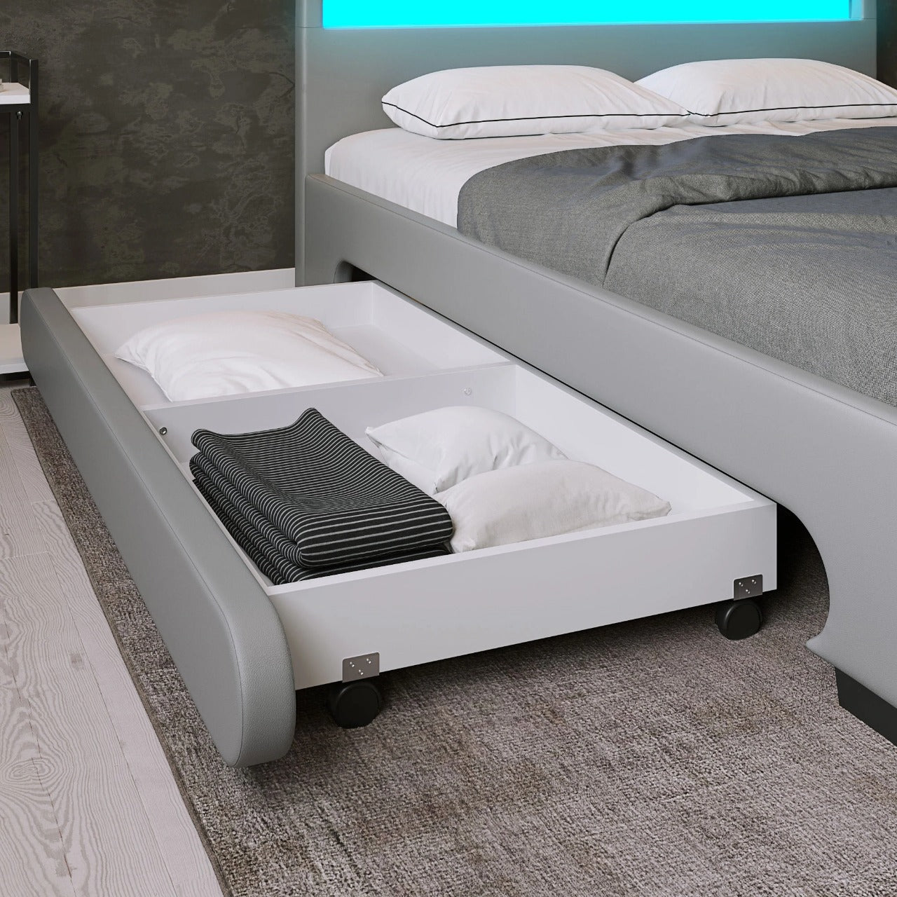 Modular Bed : Mona Storage Platform Bed