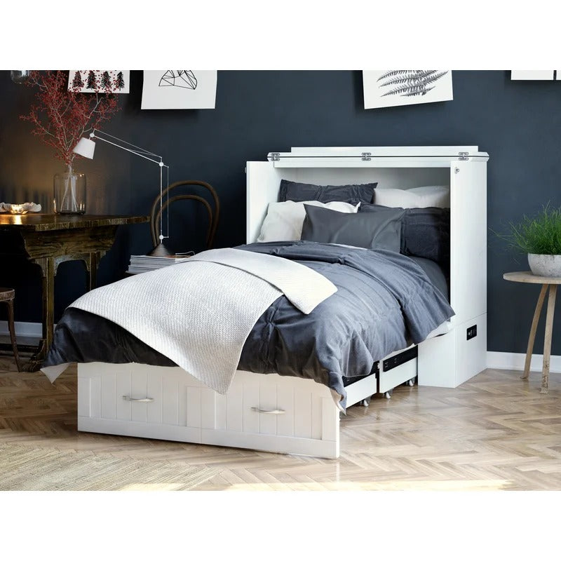 Modular Bed : Solid Wood Storage Murphy Bed