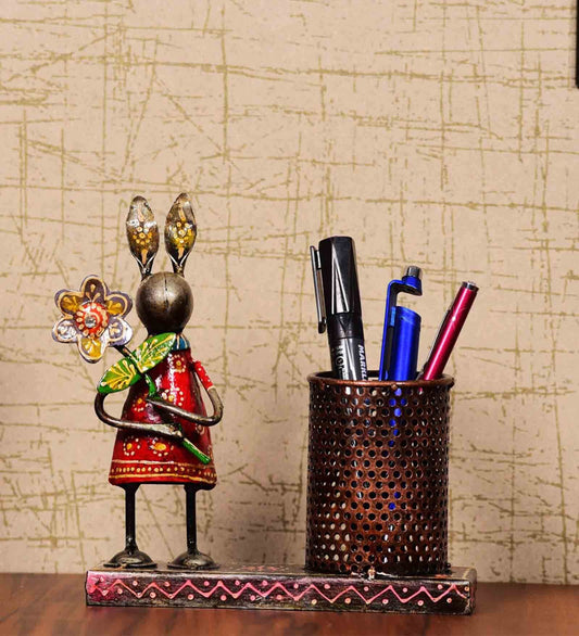 Pen Stand : Moore Gloria (Set Of 1) Iron Decorative Pen Stand