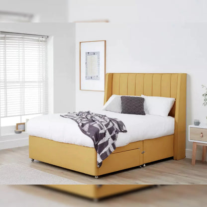 King Size: 2 Drawer King Size Divan Bed With Storage