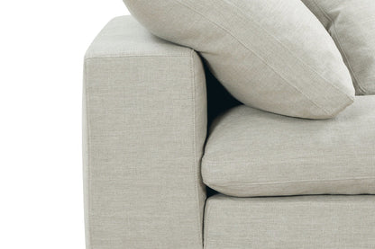 3 Seater Sofa:- Neppar Fabric Sofa Set, (Light Grey)