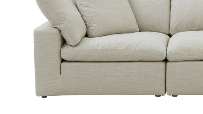 3 Seater Sofa:- Neppar Fabric Sofa Set, (Light Grey)