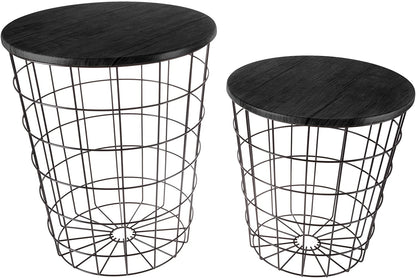 Nest Of Table: Nesting End Tables with Storage