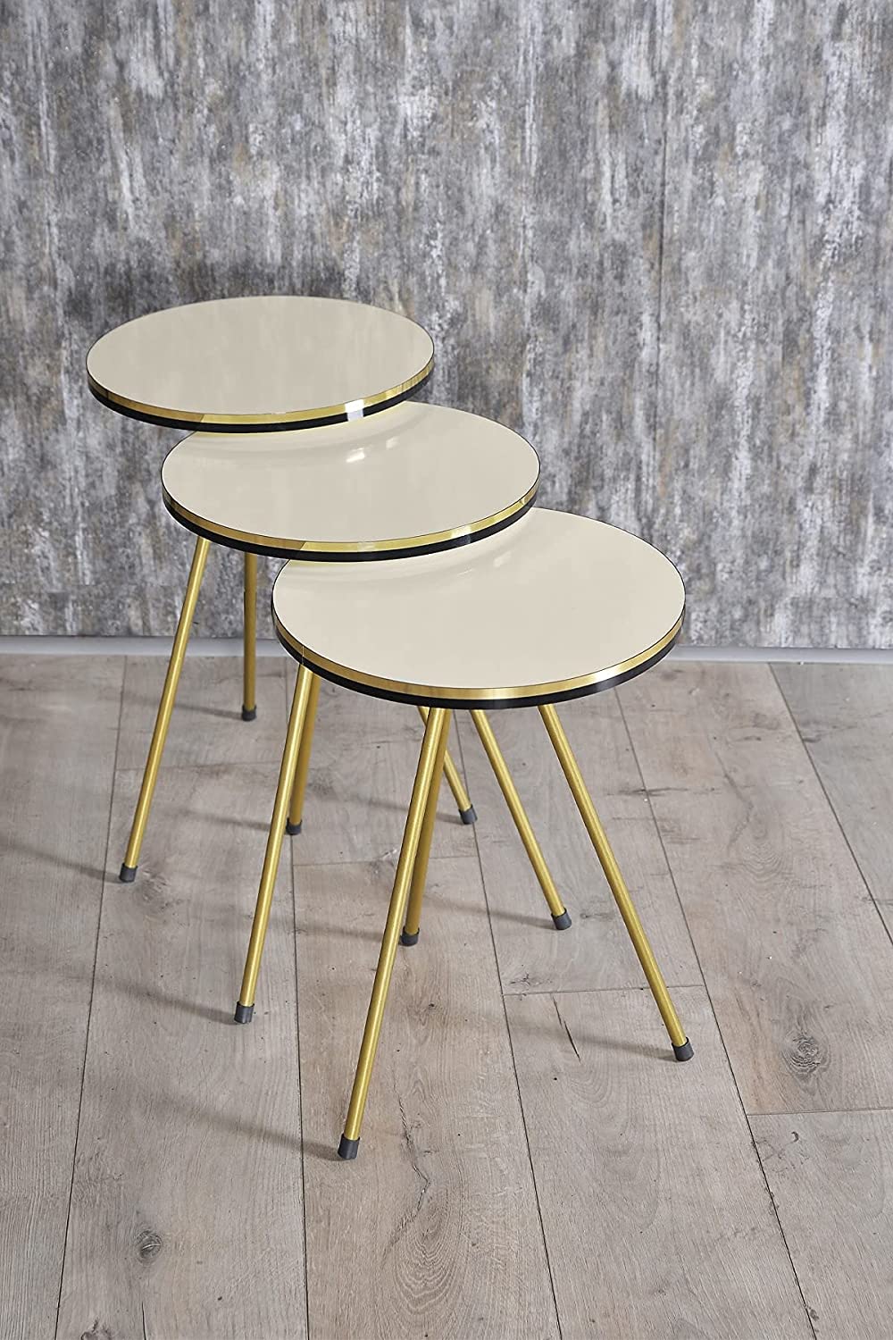 Nest Of Tables : 4 Piece Living Room Table Set Coffee Table/Round Nesting Tables