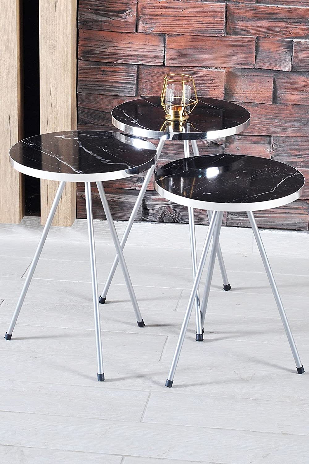 Nest Of Tables : 4 Piece Living Room Table Set Coffee Table/Round Nesting Tables