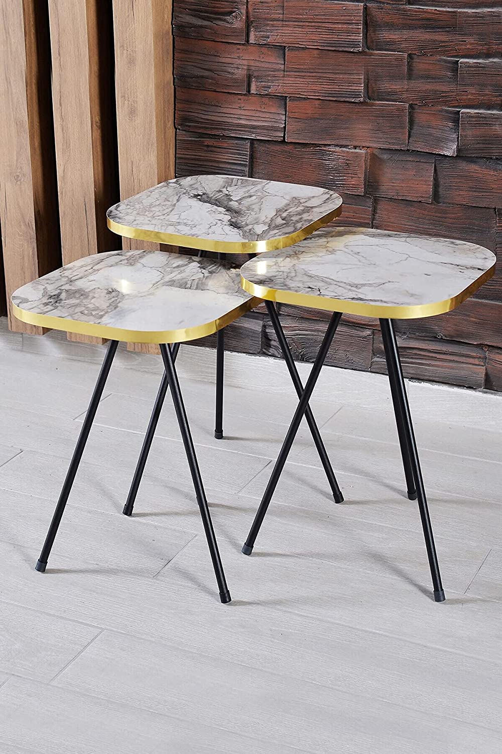 Nest Of Tables : 4 Piece Living Room Table Set Coffee Table/Round Nesting Tables
