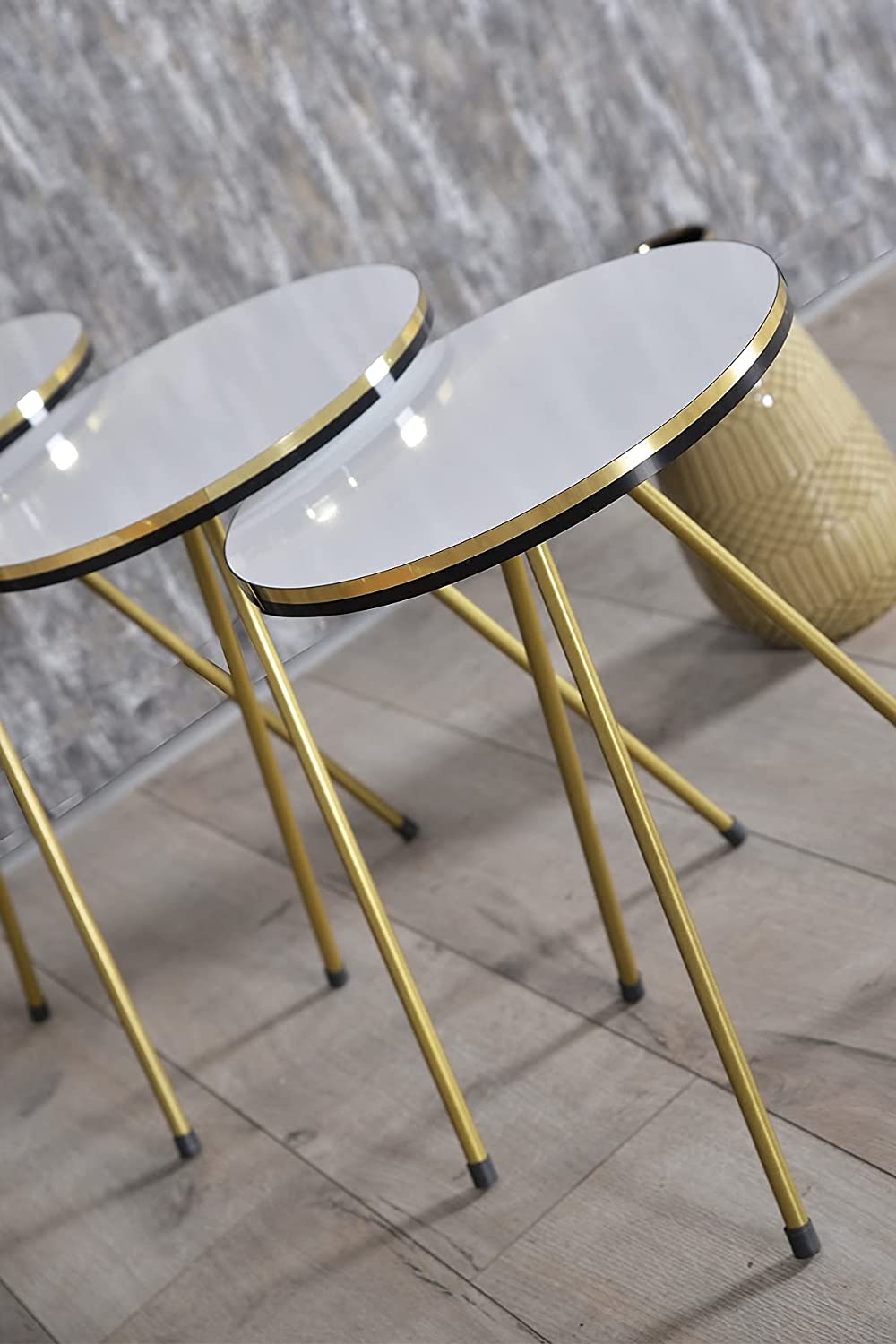 Nest Of Tables : 4 Piece Living Room Table Set Coffee Table/Round Nesting Tables